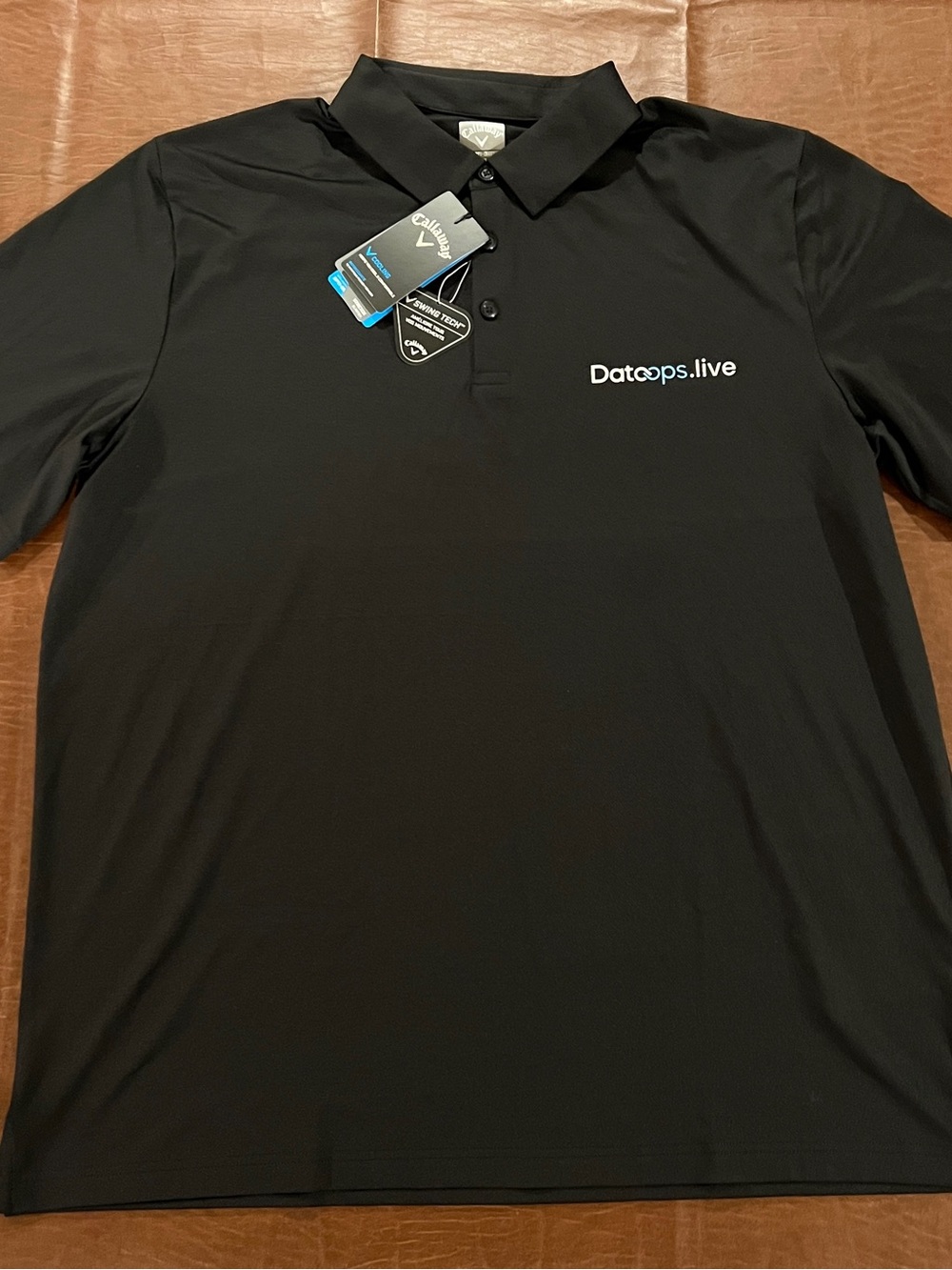 NWT DataOps.live Callaway Swing Tech Men’s  Polo Shirt - Size 2XL